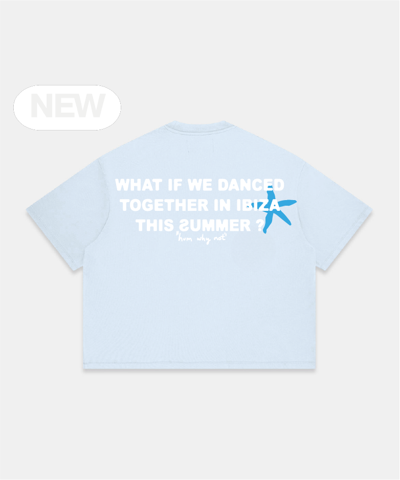 IBIZA TEE BLEU CIEL