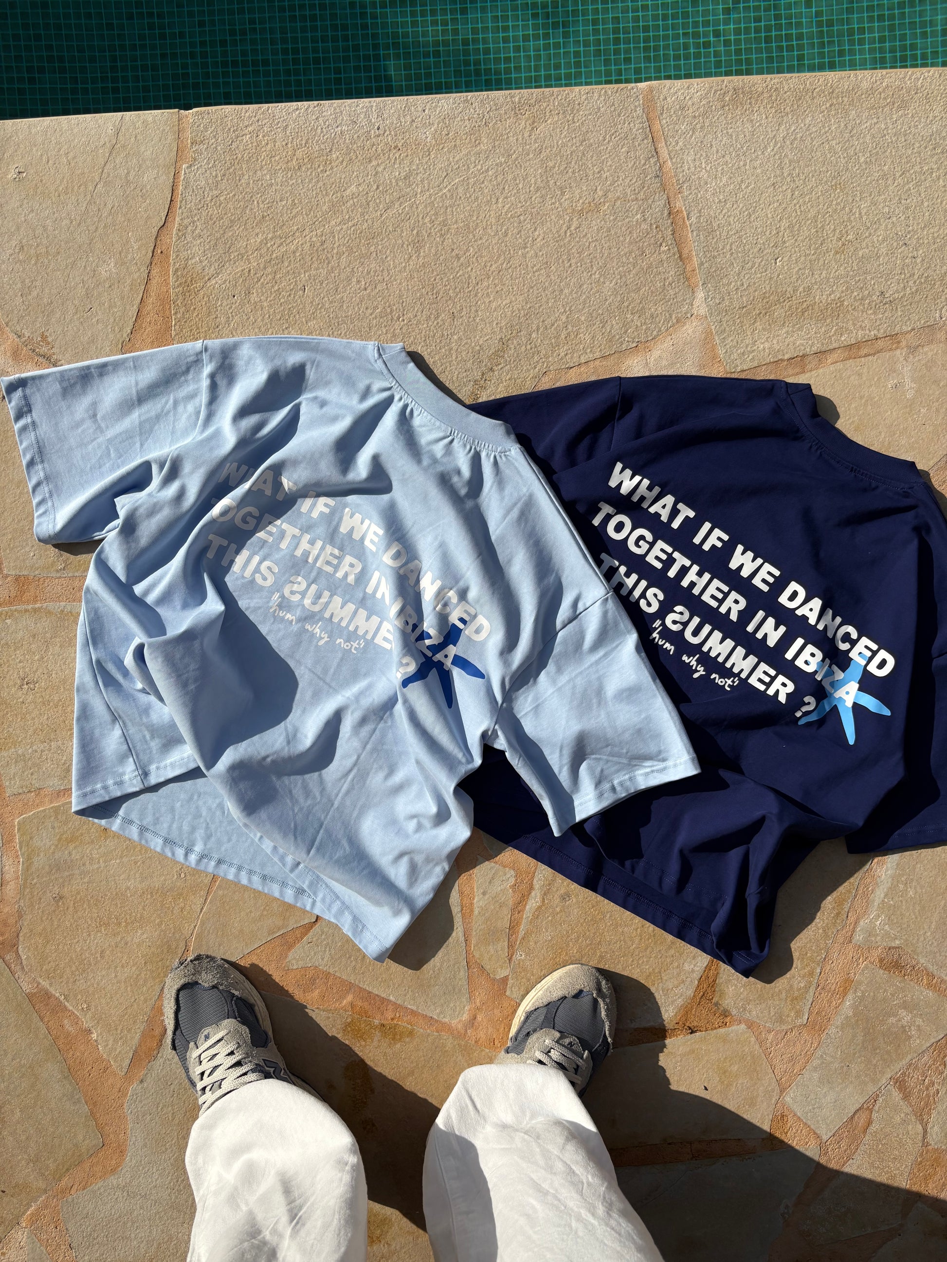 IBIZA TEE BLEU CIEL