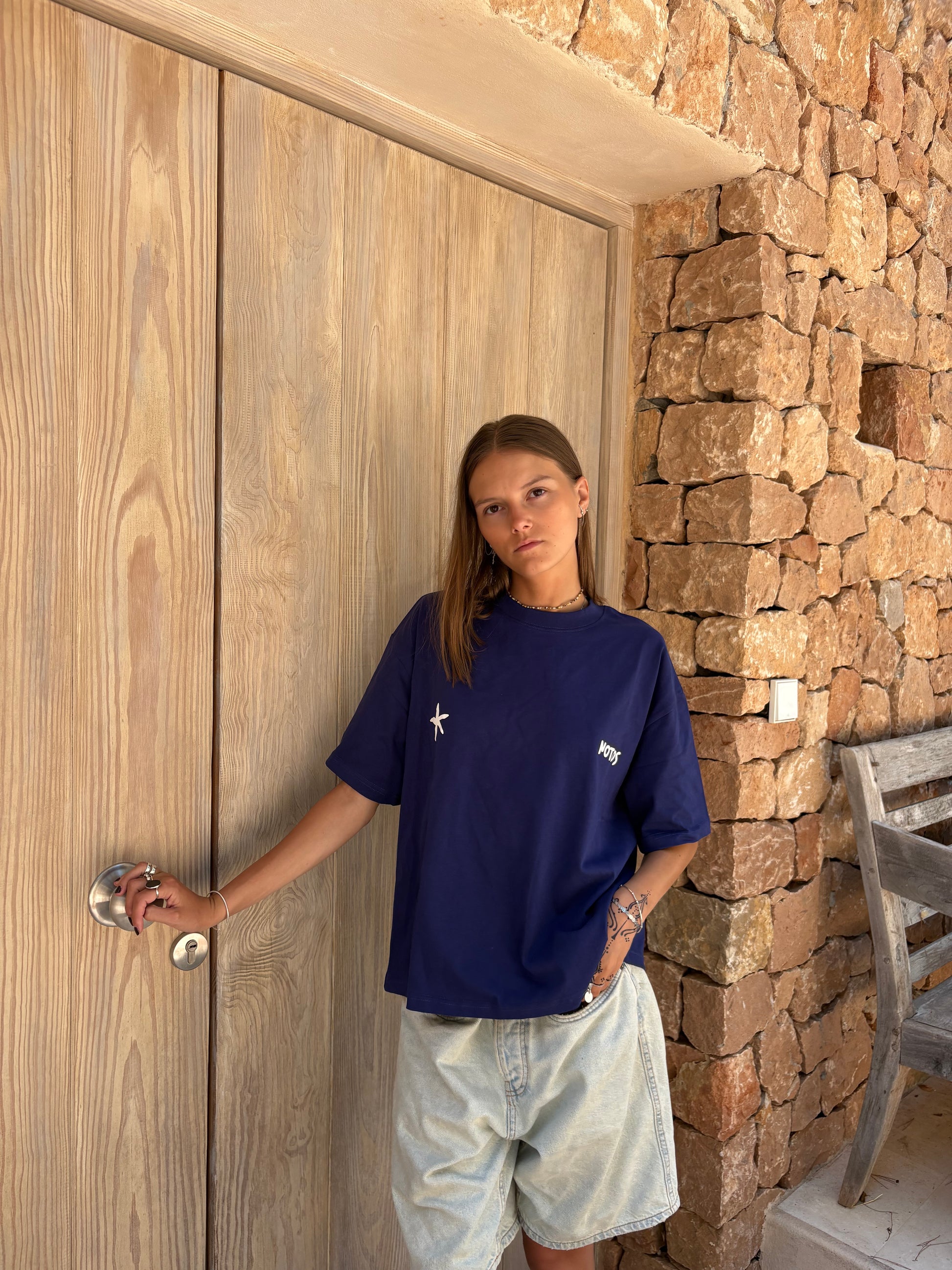IBIZA TEE BLEU MARINE
