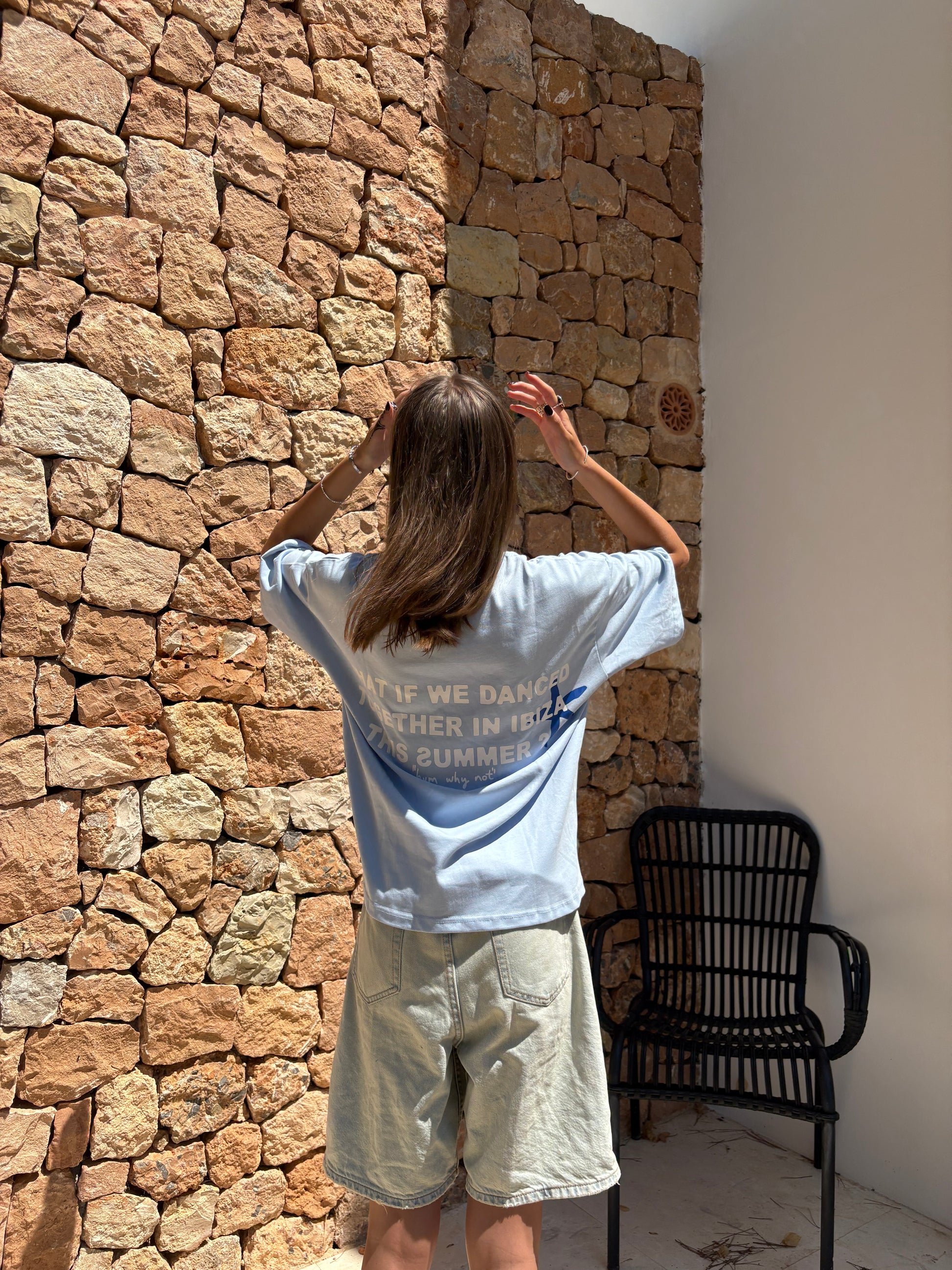 IBIZA TEE BLEU CIEL