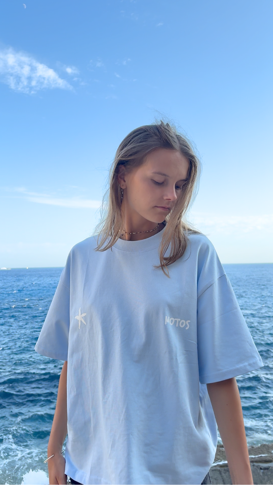 IBIZA TEE BLEU CIEL