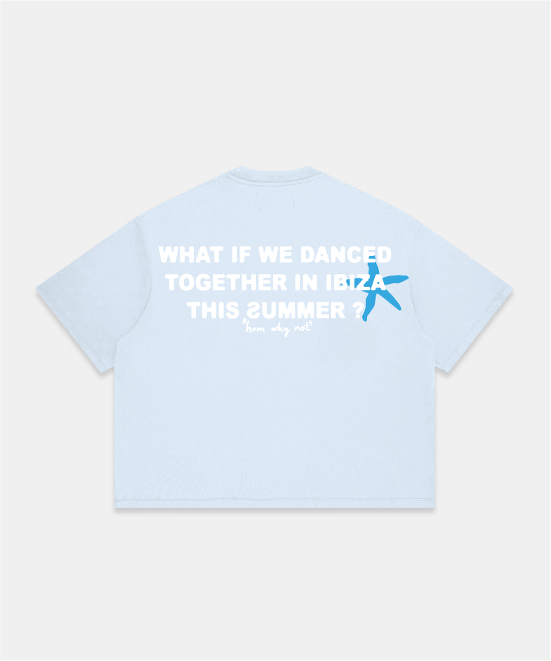 IBIZA TEE BLEU CIEL