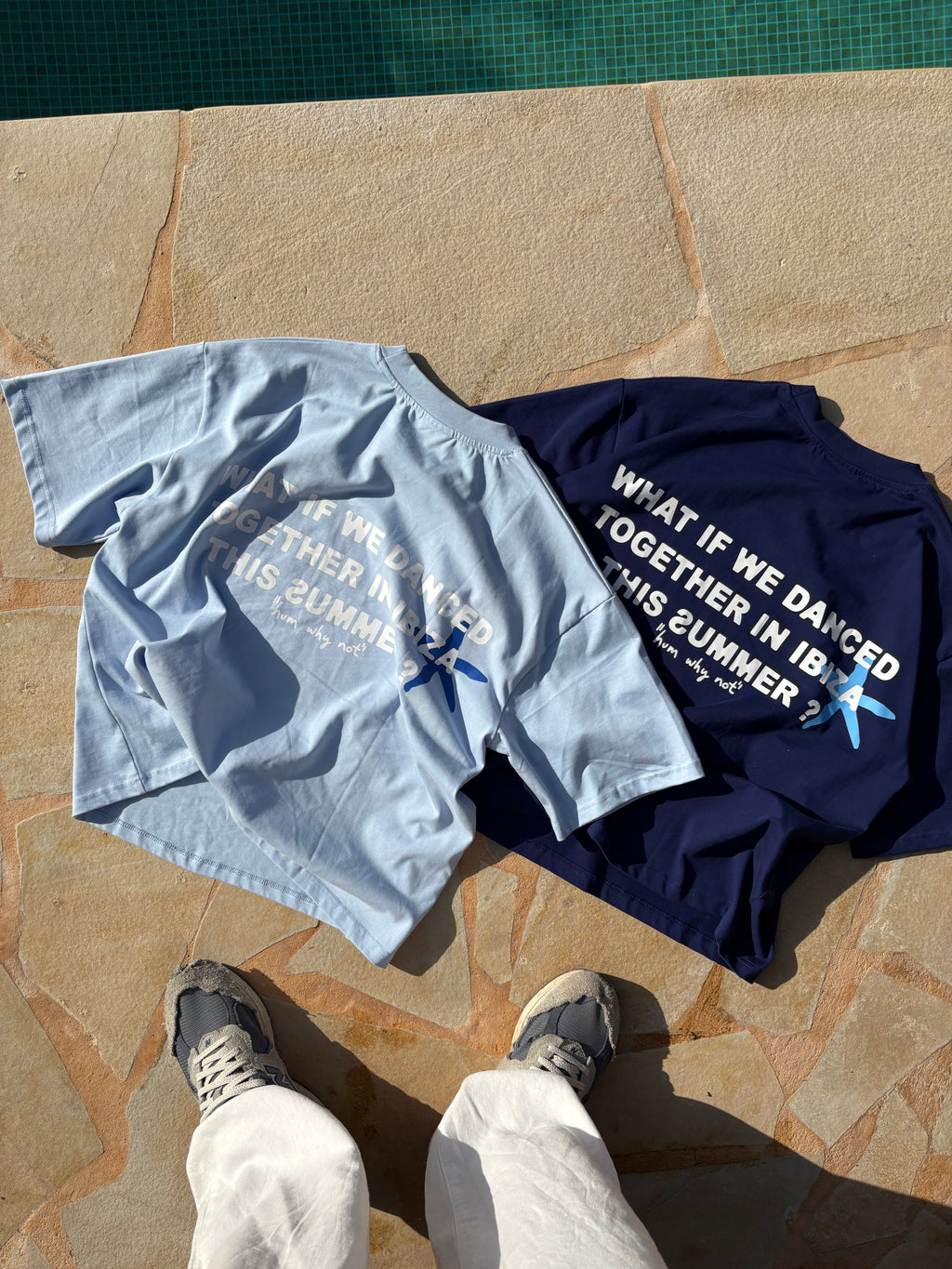 IBIZA TEE BLEU CIEL