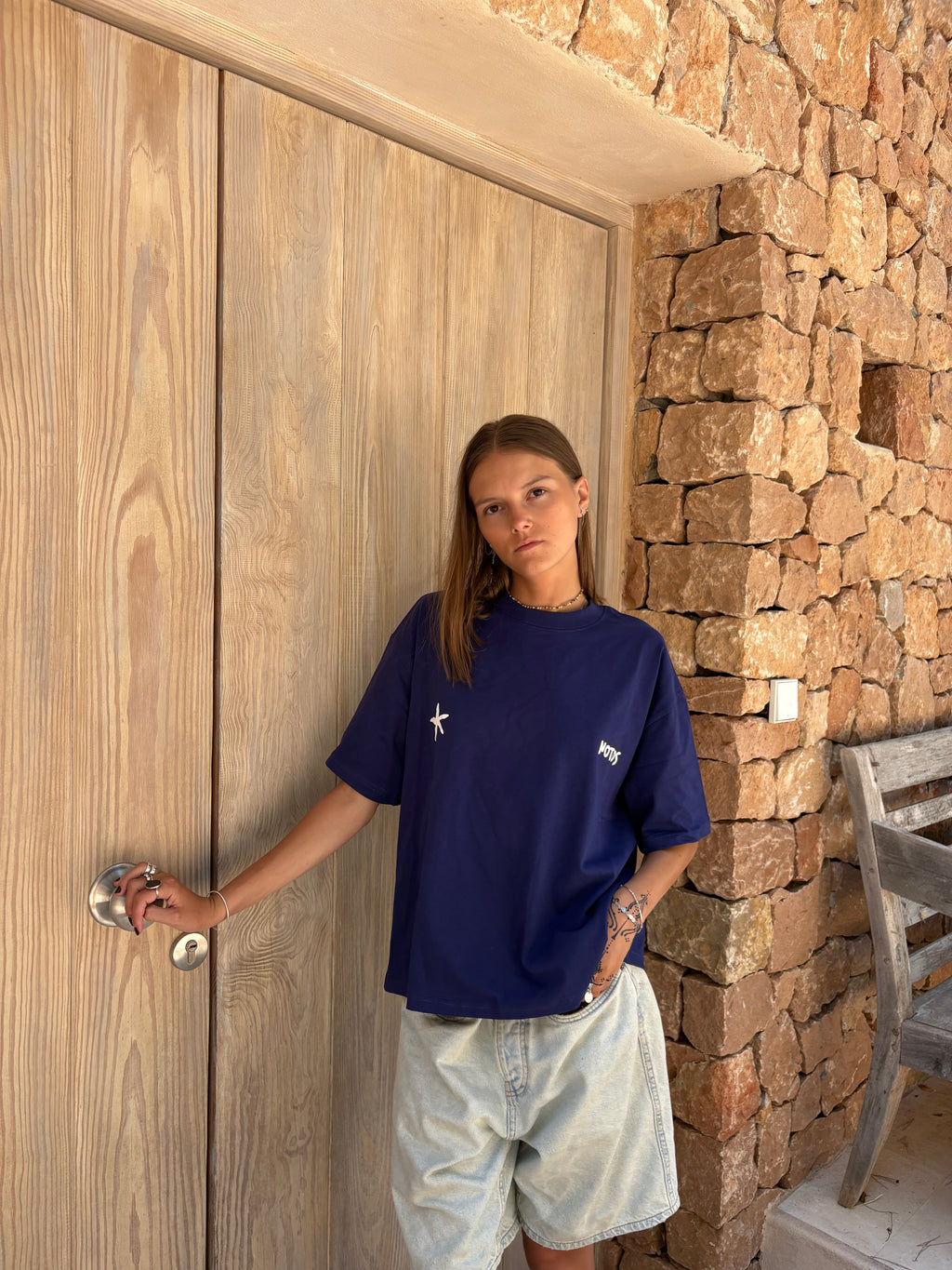 IBIZA TEE BLEU MARINE
