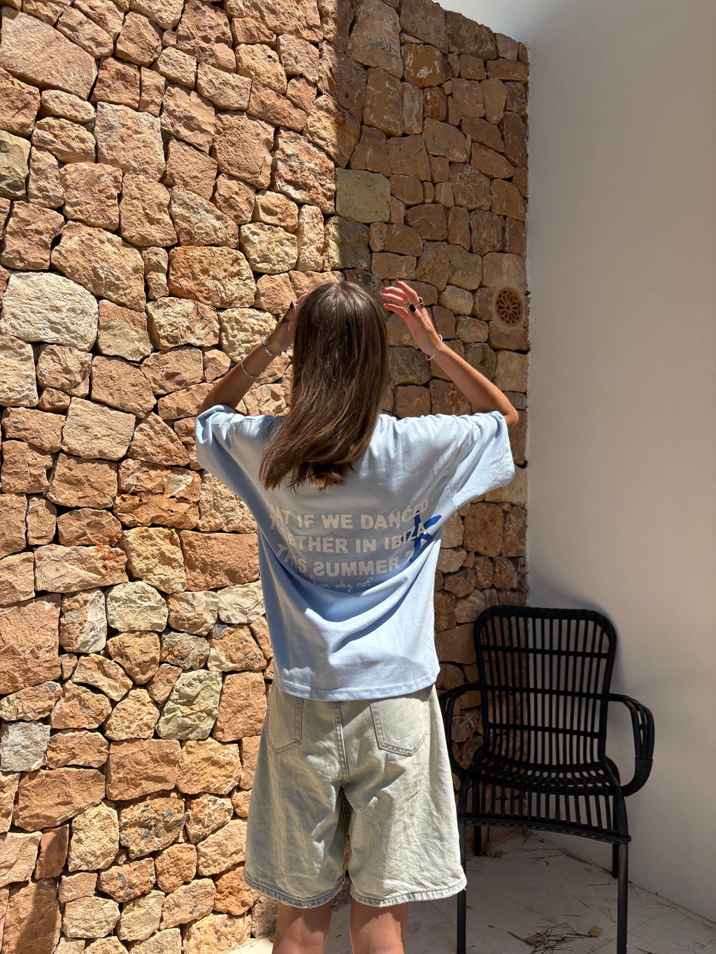 IBIZA TEE BLEU CIEL
